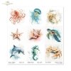 Set von Papieren für Scrapbooking SLS-111 Tropical Dreams vol. 2